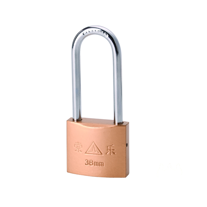 Suole Imitate Brass Padlock Long Shackle